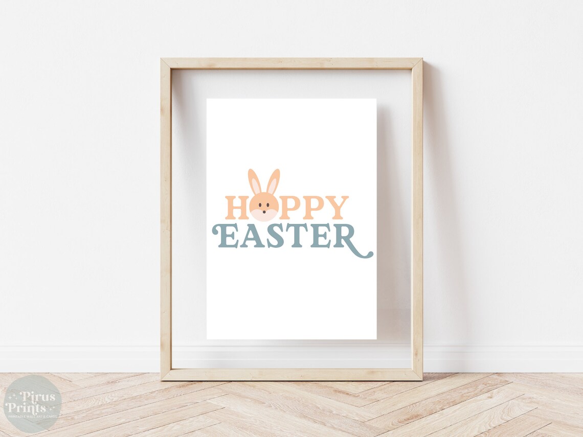 Hoppy Easter, Cute Pastel Kids Room Decor - Image 5