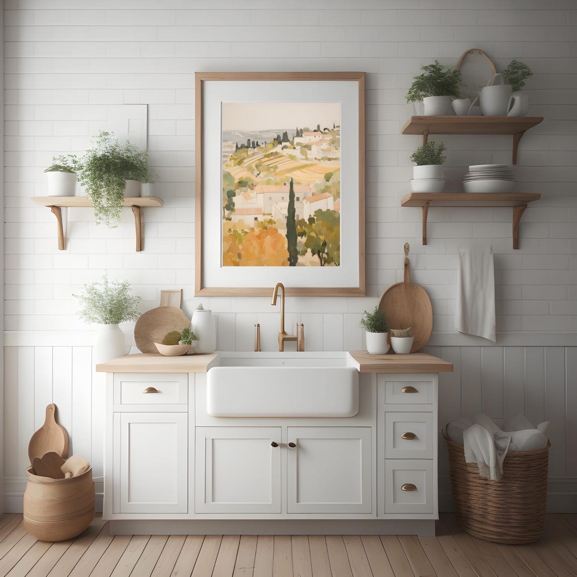 French Landscape Painting Provence Art Print - Image 2