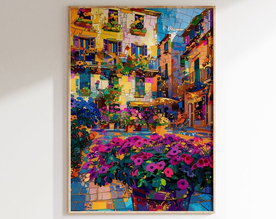 Henri Matisse Inspired Print With Frame Colorful Matisse Poster Matisse Art Print Living Room Retro Wall Art Exhibition Gallery Wall