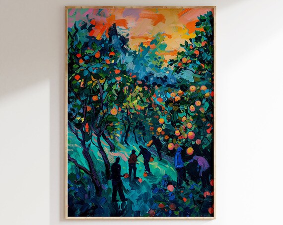 Henri Matisse Inspired Poster Colorful Framed Henri Matisse Print Matisse Art Print Living Room Retro Wall Art Aesthetic Room Decor