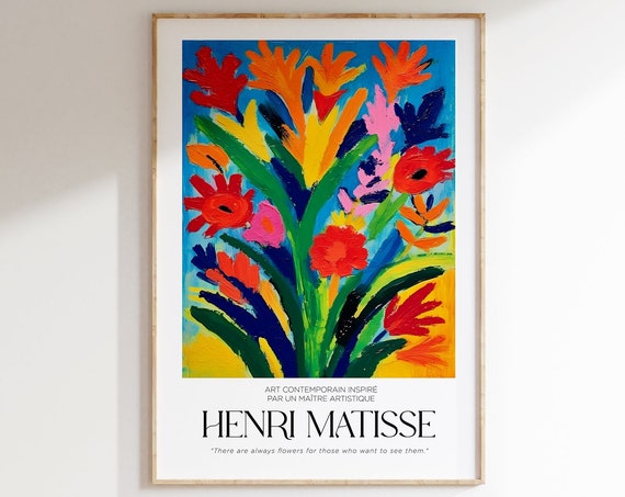 Matisse Cut Outs Poster, Minimalist Neutral Wall Art