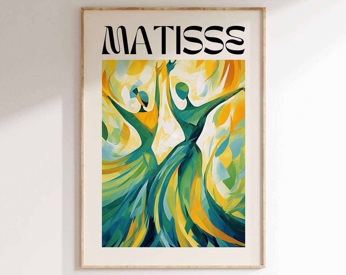 Henri Matisse Exhibition Aesthetic Wall Art Print