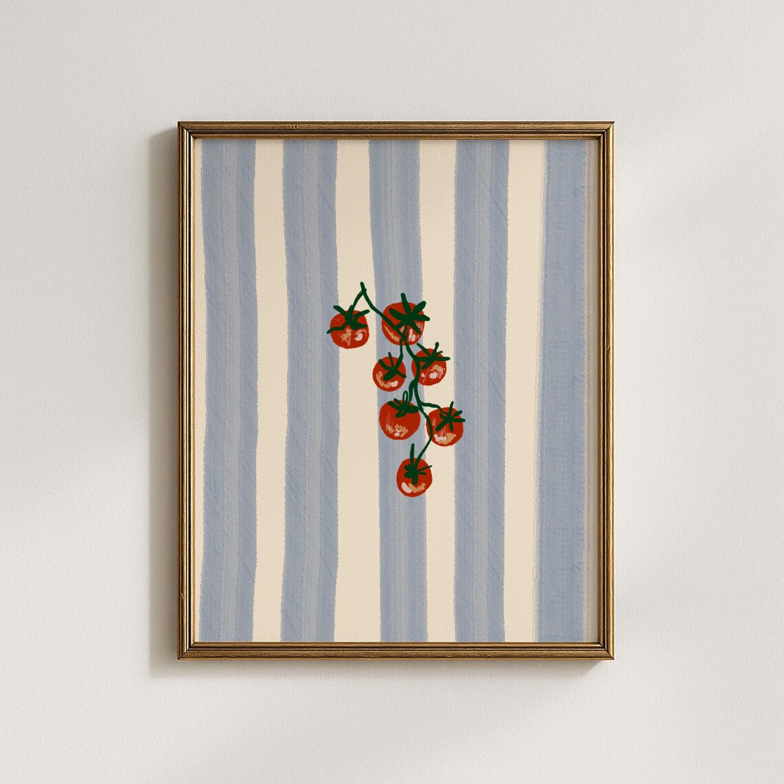 Tomato Poster, Vintage Italy Kitchen Art Print