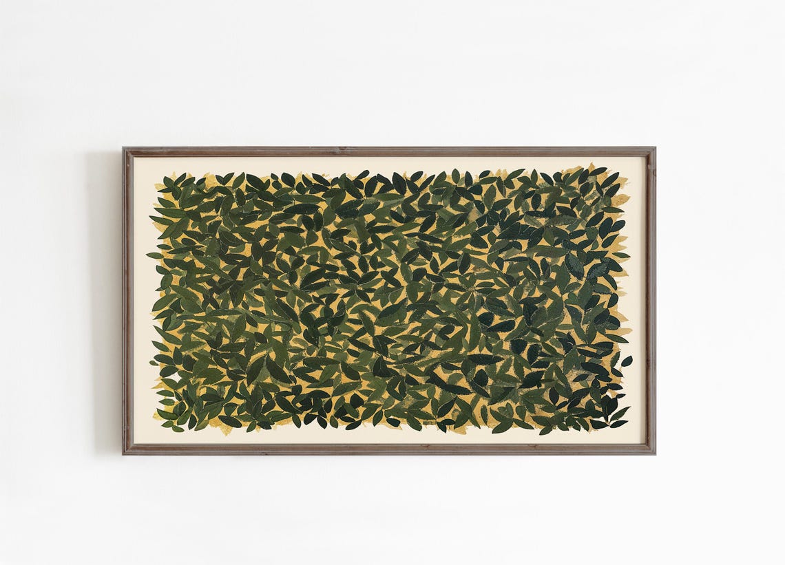 Botanical Spring Leaves Art Print - Image 3
