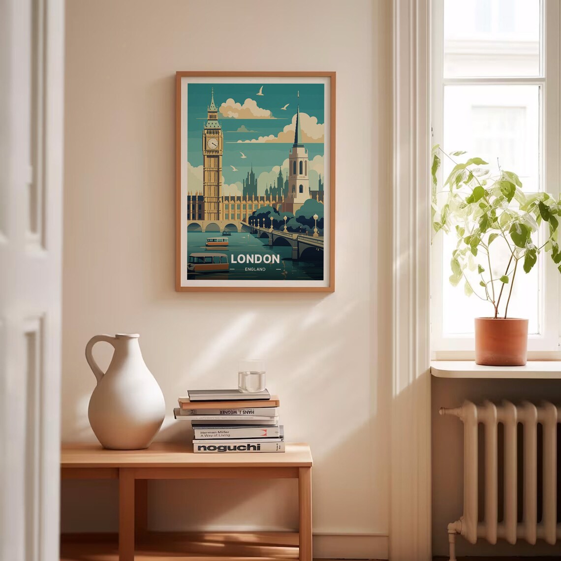 London Skyline Travel Poster, Big Ben Cityscape - Image 4