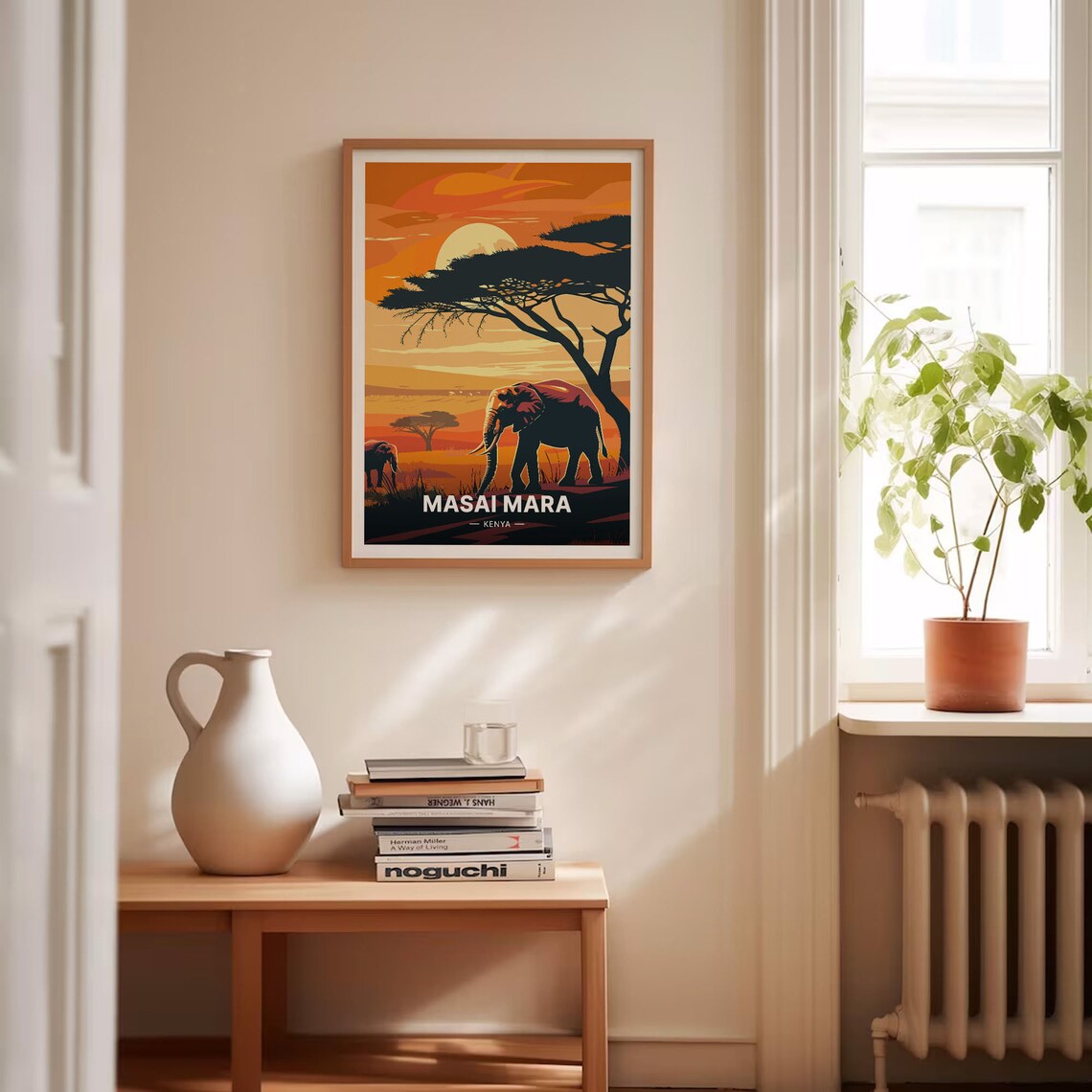 Masai Mara National Park Kenya Safari Travel Poster - Image 4