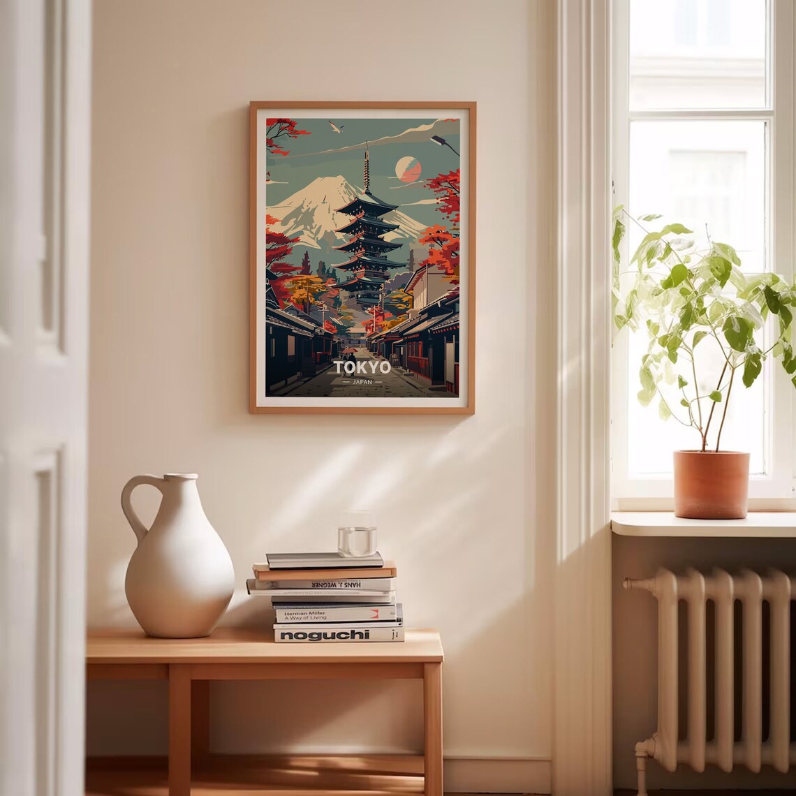 Tokyo Cityscape Travel Poster, Japan Wall Decor - Image 4
