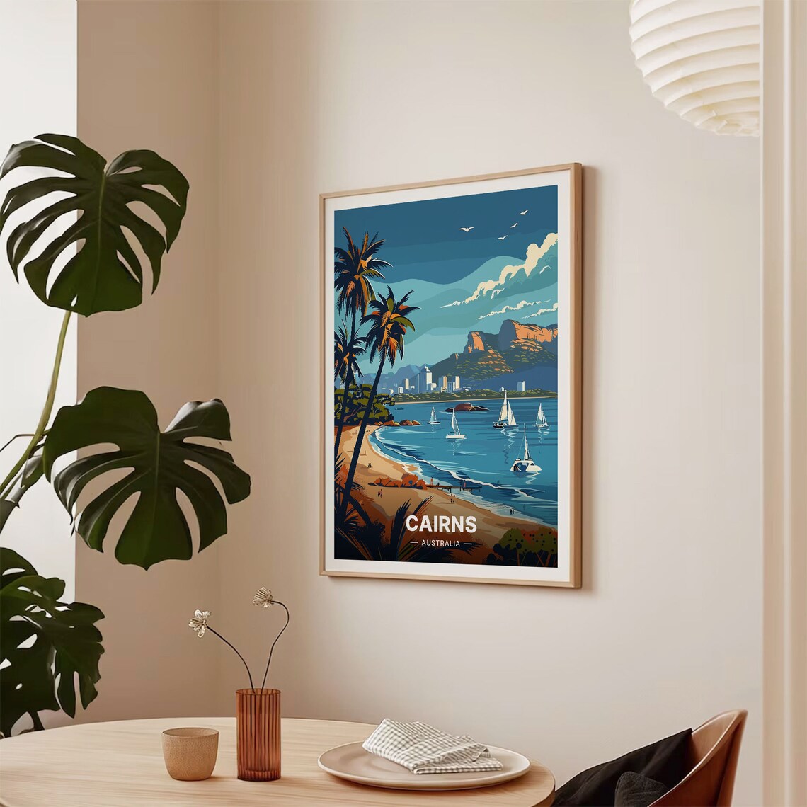 Cairns Australia Travel Poster, Queensland Landscape - Image 2