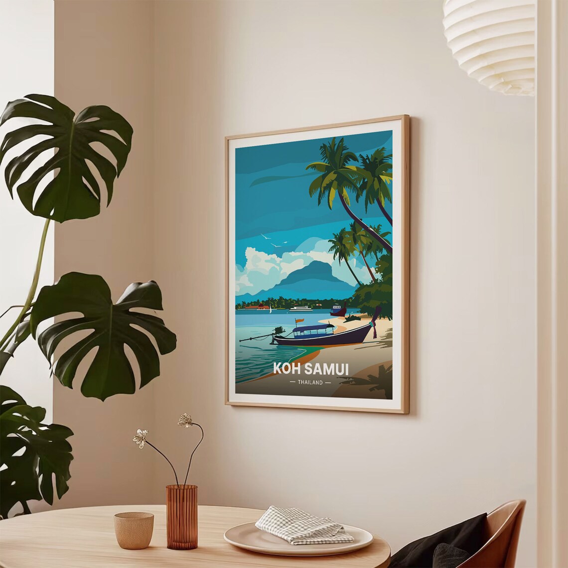 Koh Samui Exotic Destination Travel Poster - Image 2