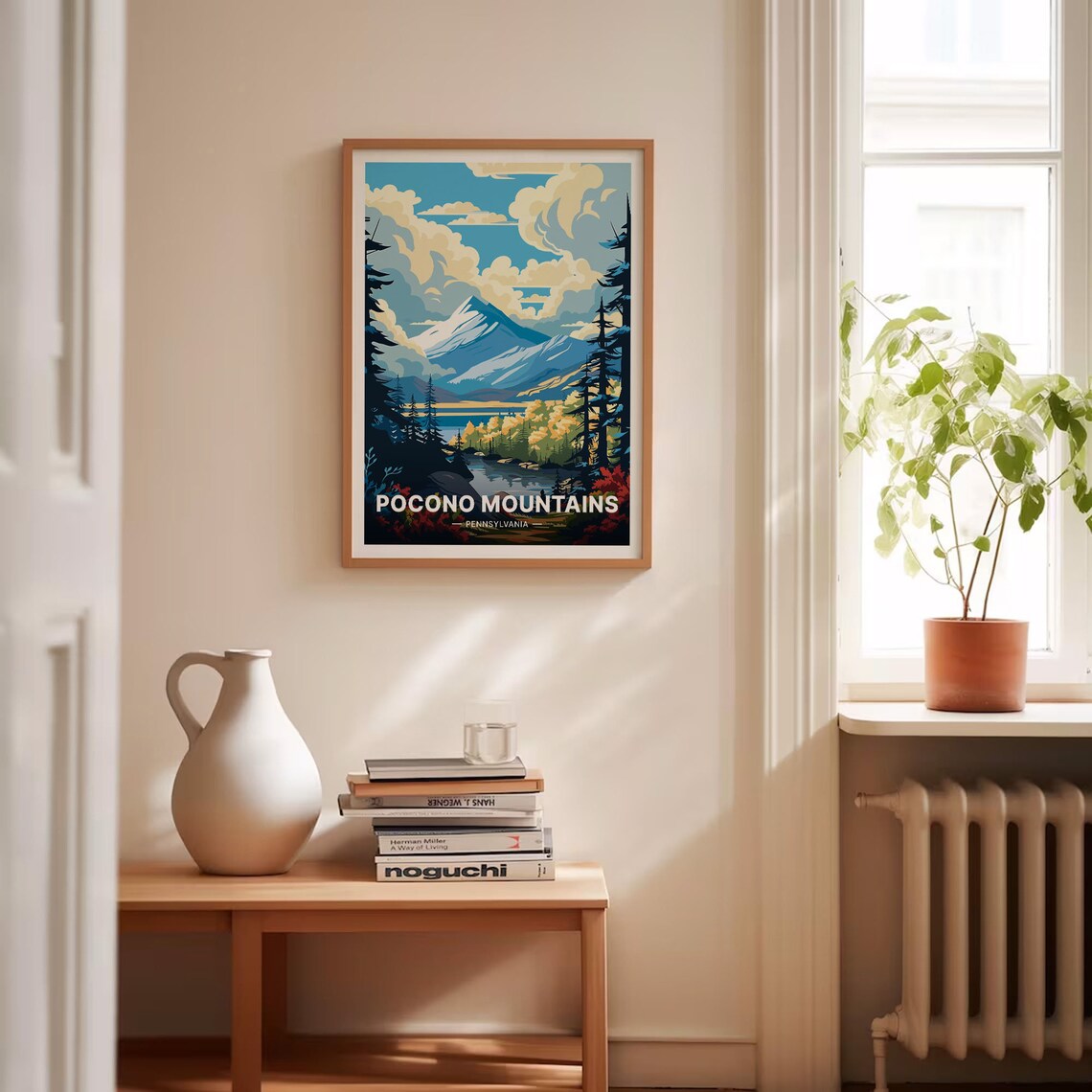 Pocono Mountains Pennsylvania Travel Poster Art Print - Image 4