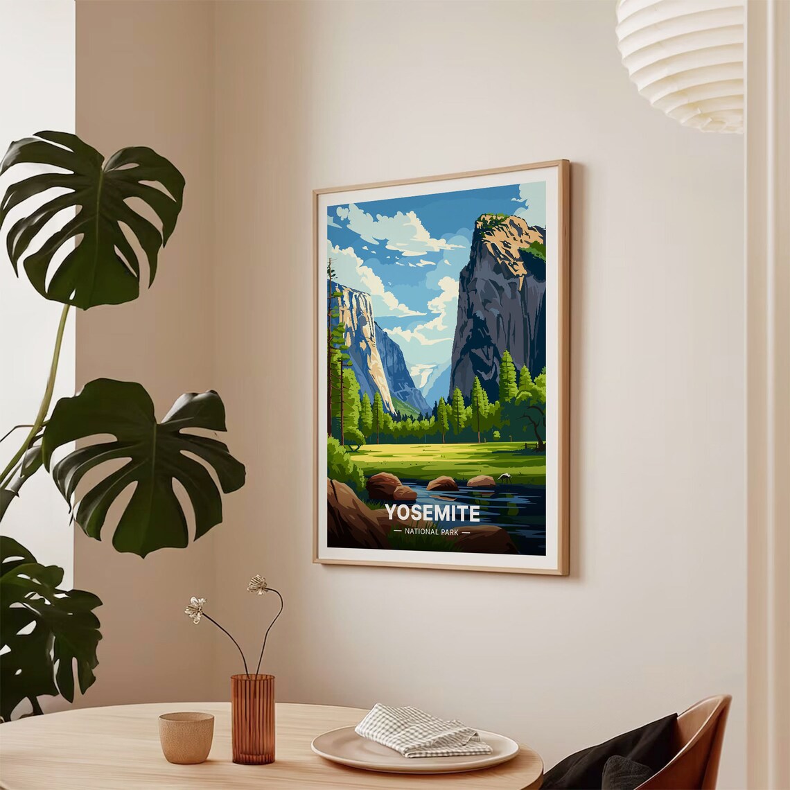 Yosemite National Park Travel Poster, Scenic Landscape - Image 2