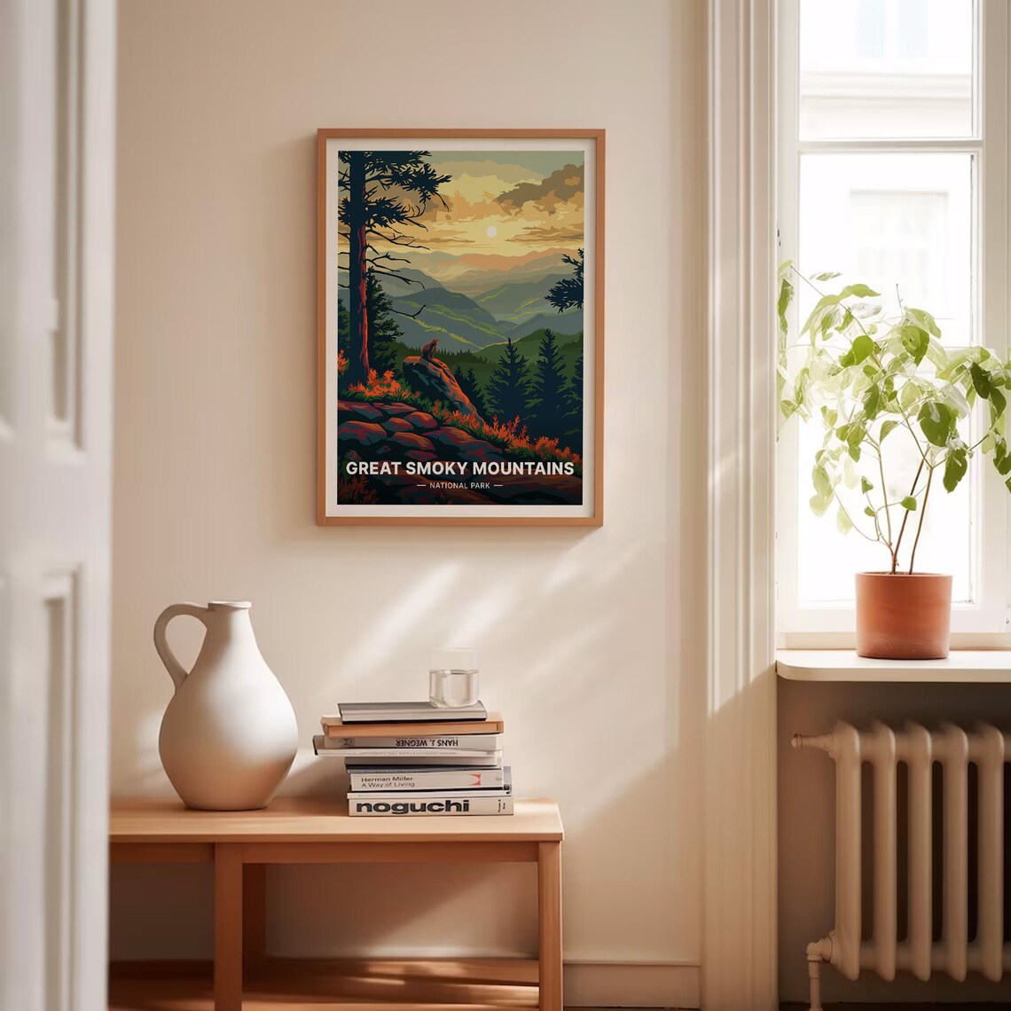 Great Smoky Mountains Travel Poster, Scenic Landscape Art - Image 4