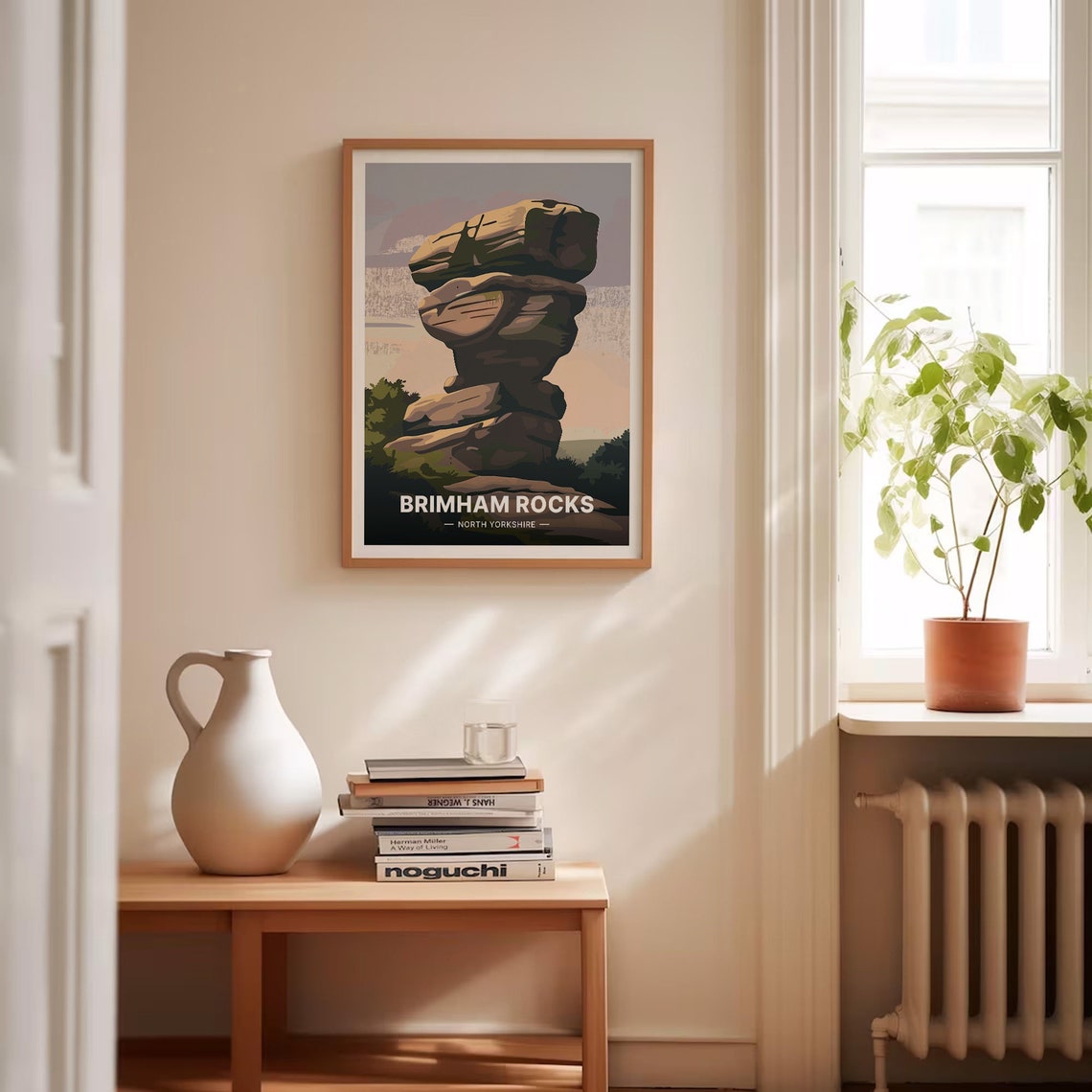 Brimham Rocks North Yorkshire Balanced Stone Rock Art Poster - Image 4