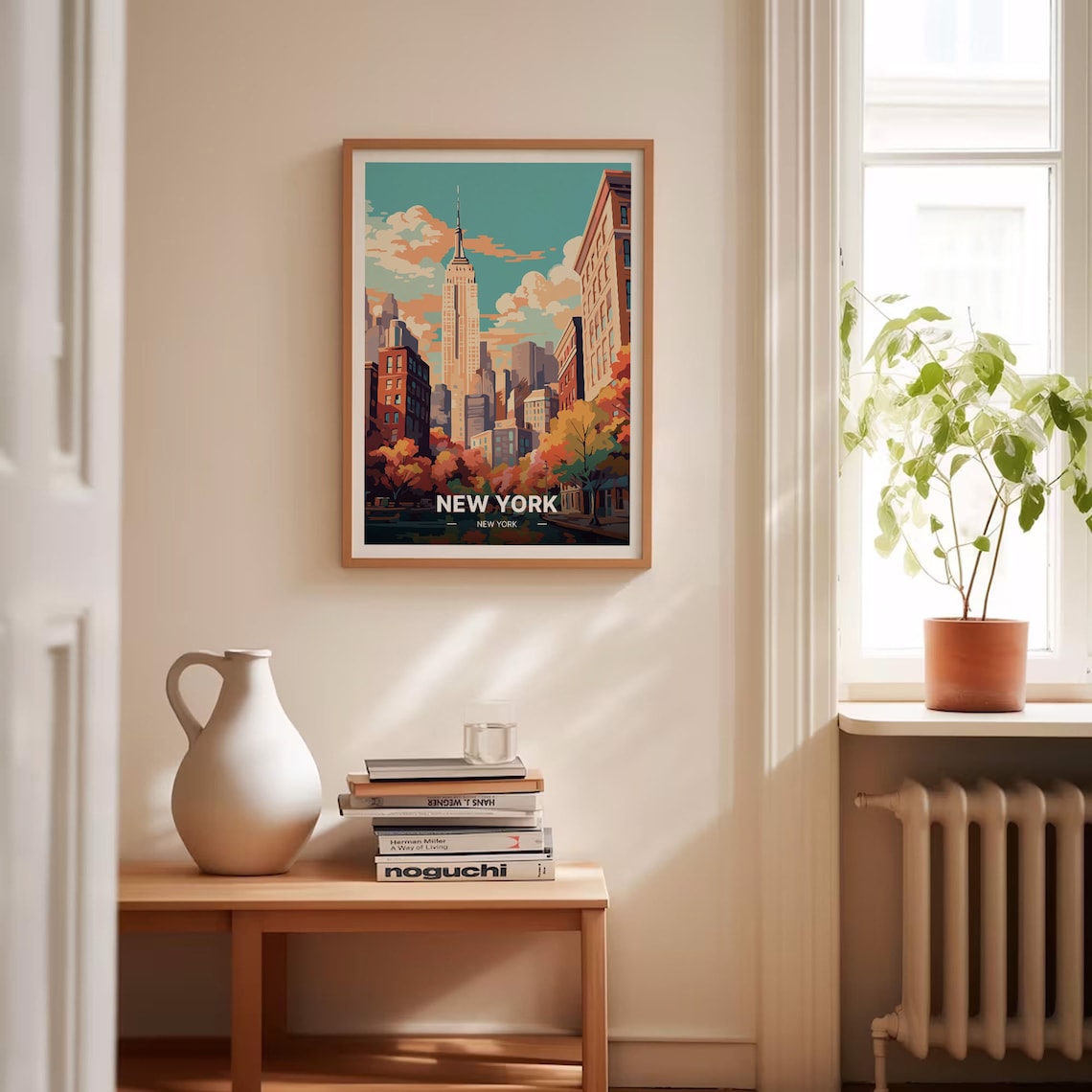 New York City Retro Manhattan Travel Poster - Image 4