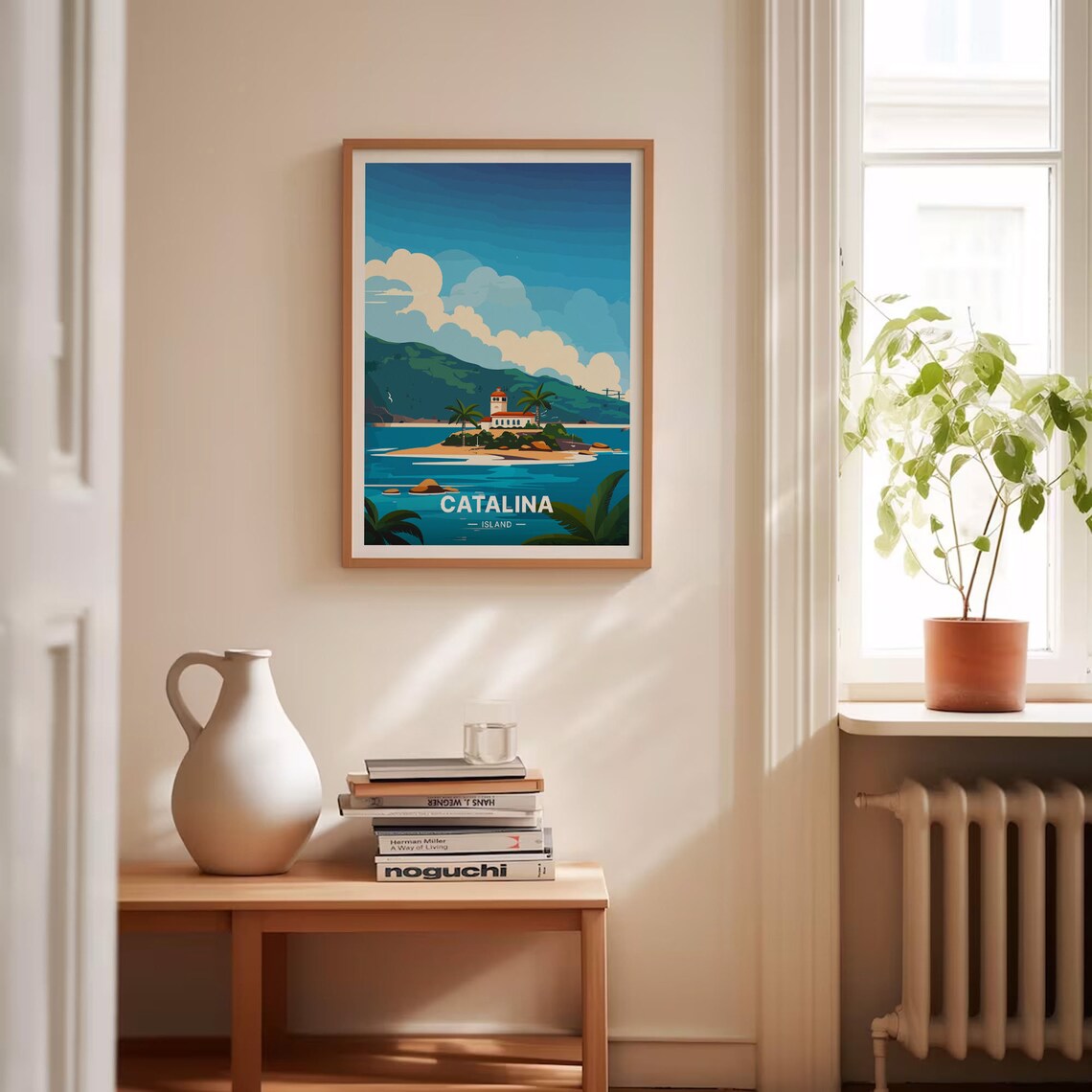 Catalina Island California Lighthouse Beach Vintage Travel Poster - Image 4