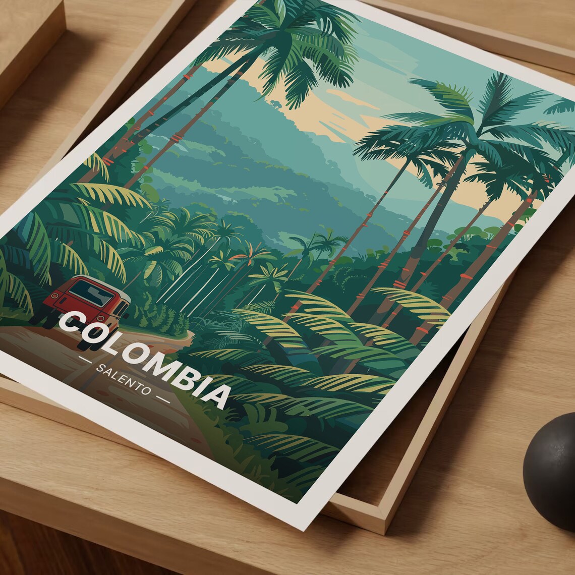 Valle De Cocora Salento Colombia Travel Poster - Image 3