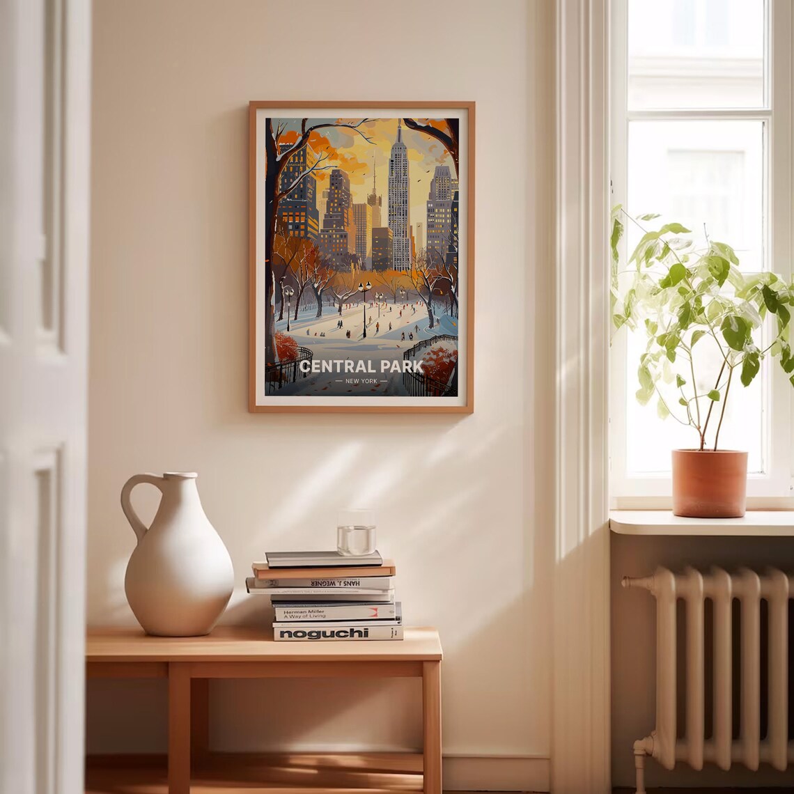Central Park Winter Wonderland Travel Poster - Image 4