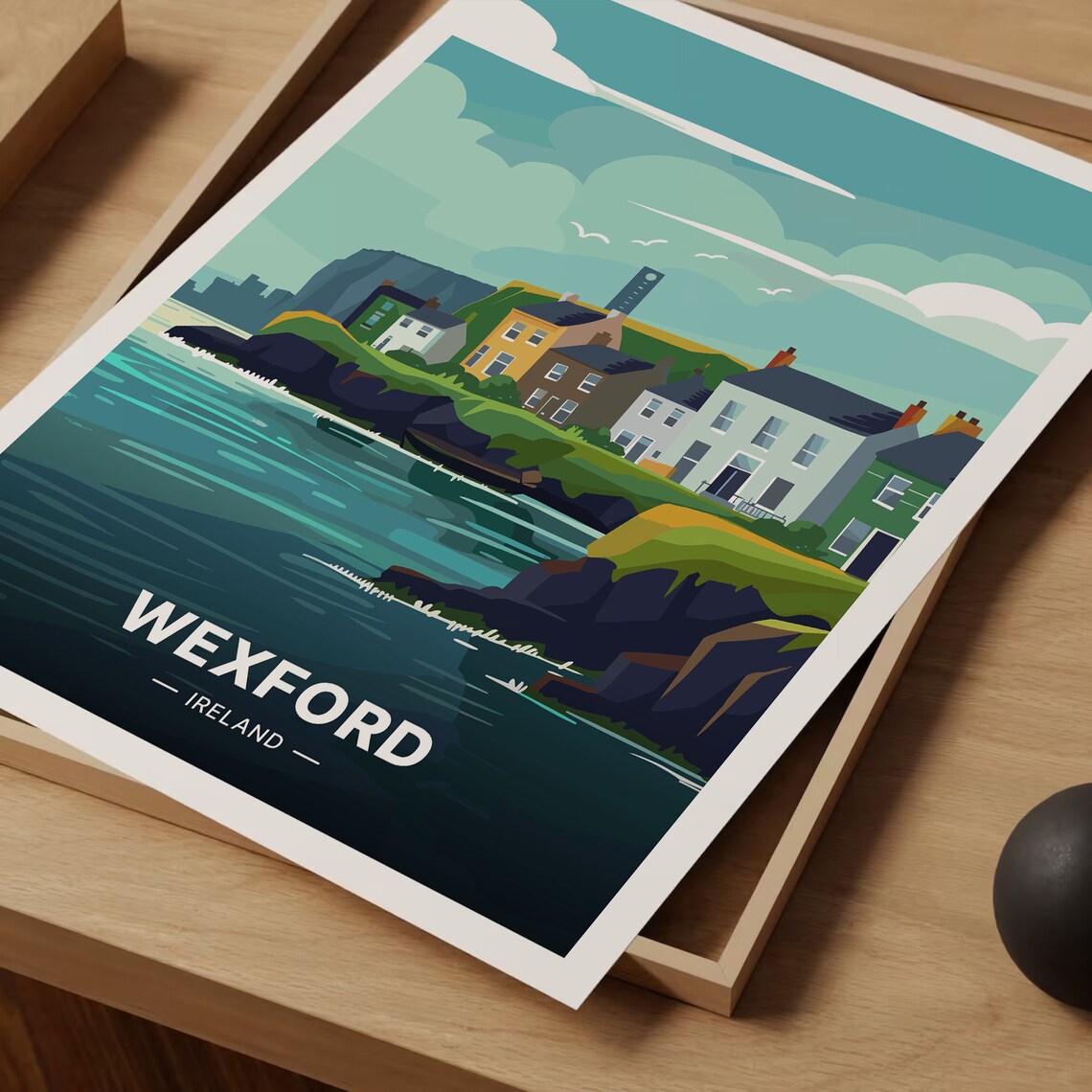 Wexford Ireland Travel Poster, Irish Destination Art Print - Image 3