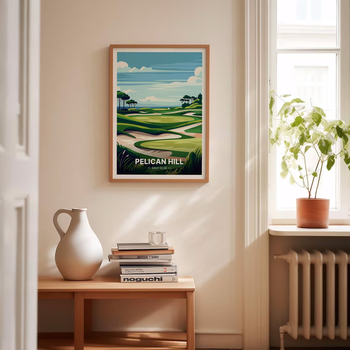 Pelican Hill Golf Club Coastal Ocean View Fairway Travel Poster - Image 4