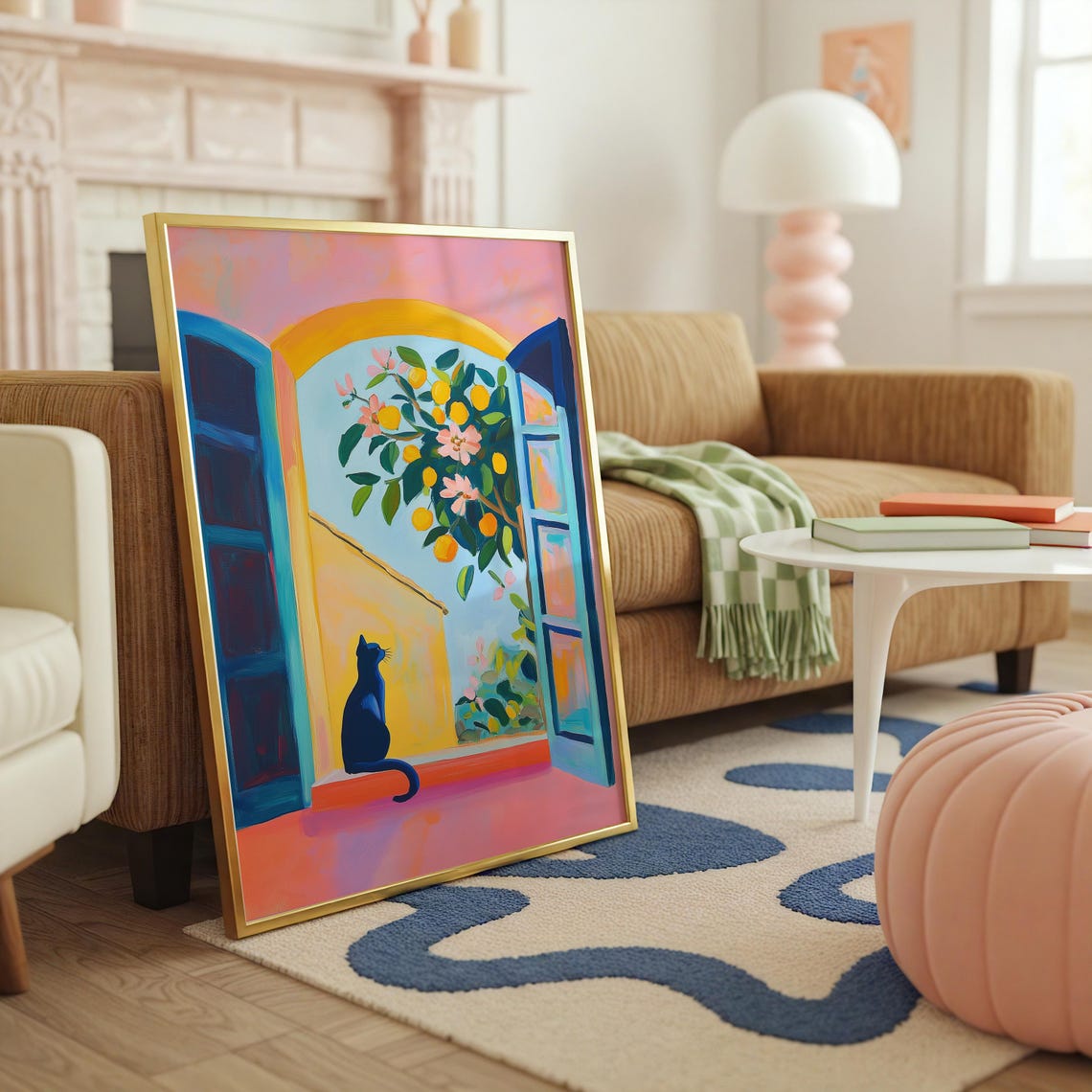 Open Window by Matisse-Inspired Fauvism Art Print - Image 3