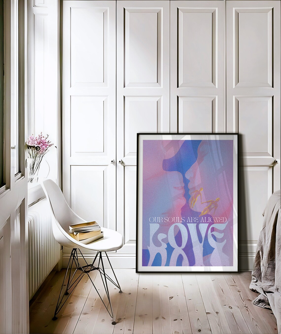 Soulmate Gradient Print, Romance Aura Wall Art - Image 3