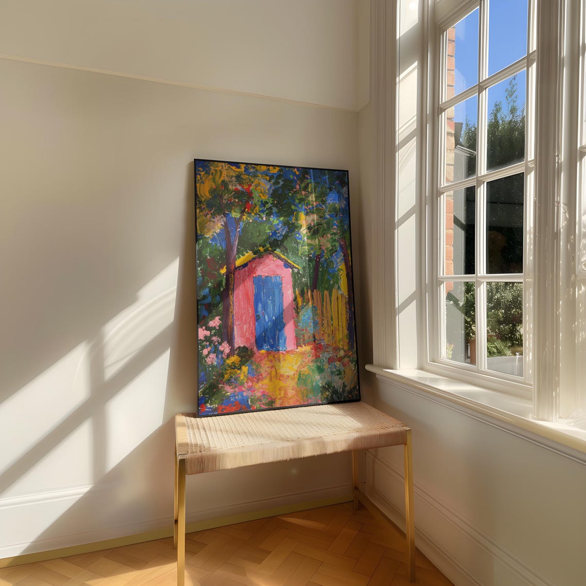 Garden Shed Henri Matisse Print Henri Matisse Style Fauvism Painting Modern Exhibition Print Colourful Nature Trees Gardening Flowers - Image 3