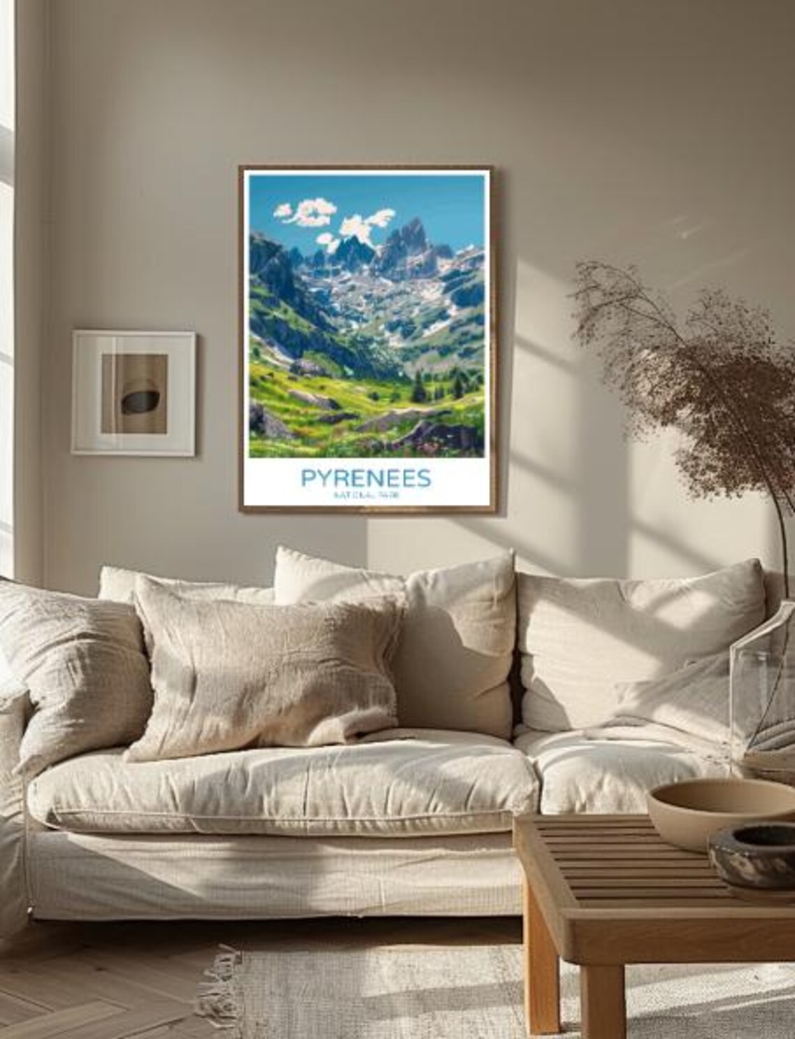Pyrenees National Park France Alpine Peaks Wildflower Meadow Poster - Image 2