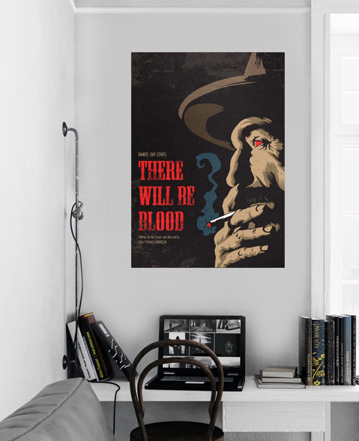 There Will Be Blood Film Art Daniel Day Lewis Portrait Movie Poster - Image 4