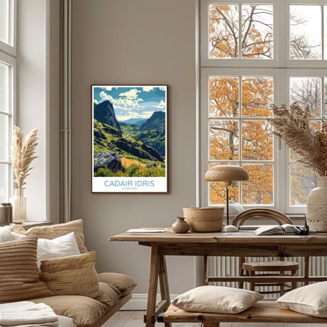 Cadair Idris Snowdonia Travel Poster Majestic Wall Art Of Mountain Landscape And Lakes Welsh Nature Print Hiking Decor Adventure Gift - Image 4