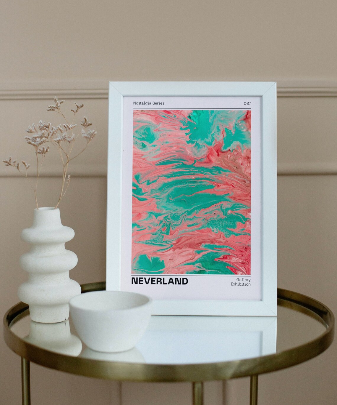 Neverland Euphoria Aura Poster, Retro Gradient - Image 3