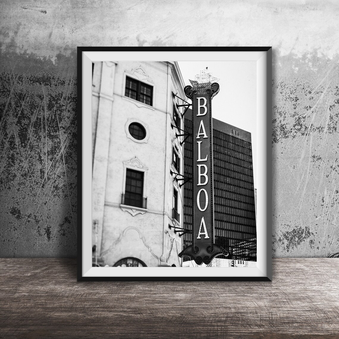 Balboa Theatre Historic Blade Sign San Diego Gaslamp District Poster - Image 2