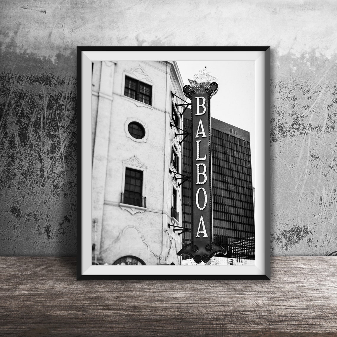 San Diego Photography Balboa Theatre Unframed Photography Print Street Sign Print Gaslamp District Balboa Theater - Image 2