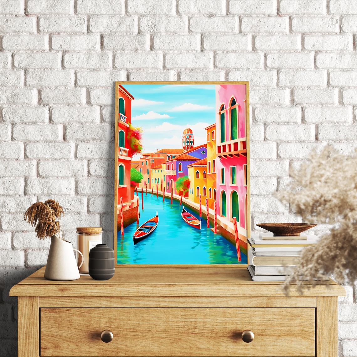 Venice Illustration Travel Poster, Italy - Image 2