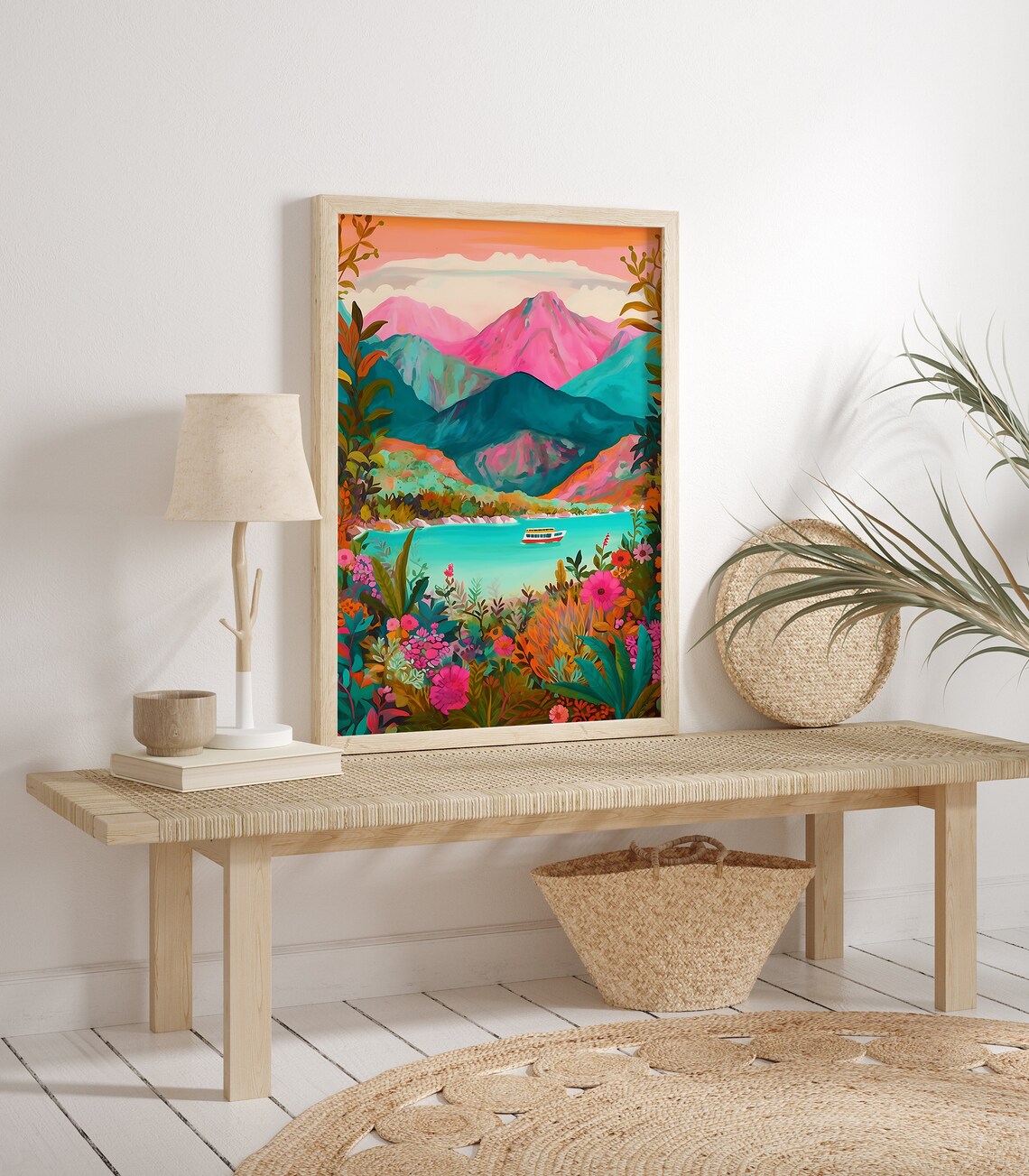 Italy Illustration Travel Poster, Colorful Wall Decor - Image 2