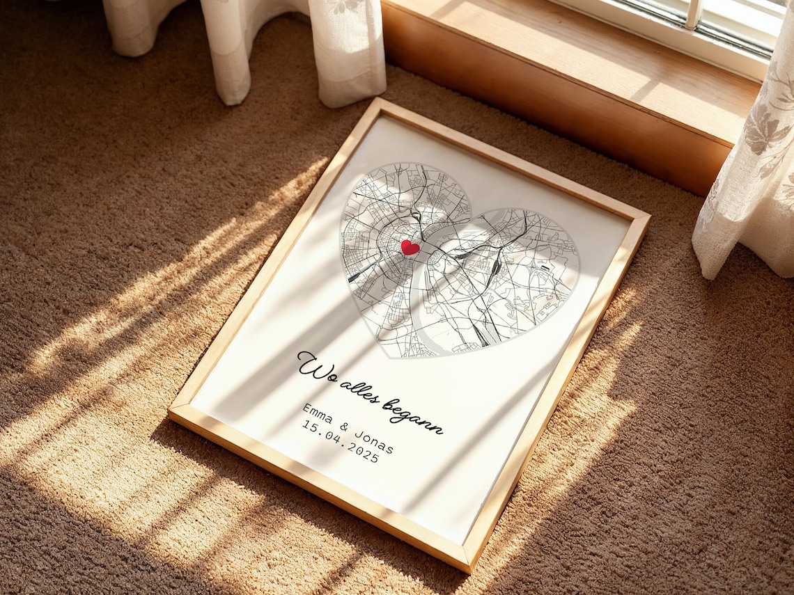 Where It All Began City Map Poster, Personalized