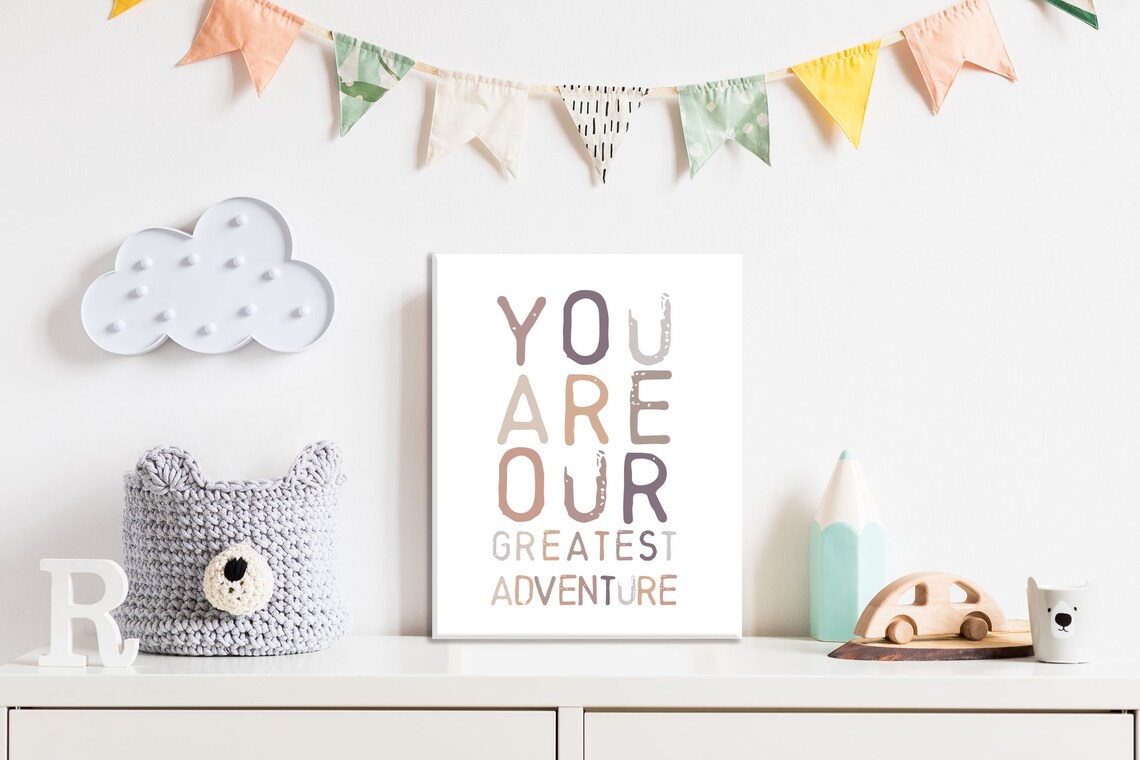 You Are Our Greatest Adventure Nursery Wall Art - Image 3