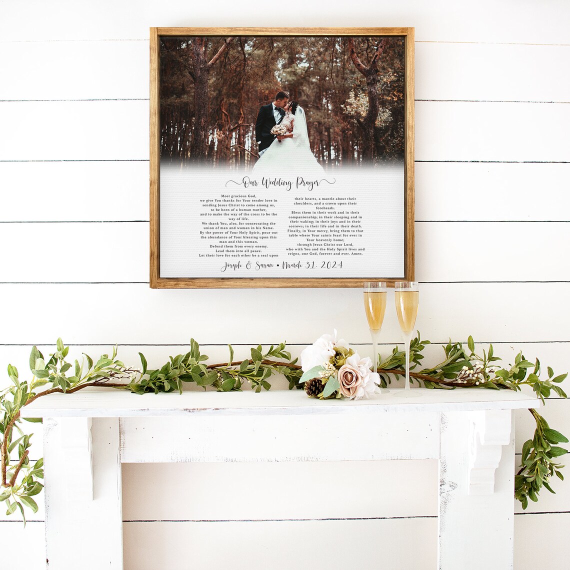 Our Wedding Prayer, Christian Wedding Keepsake - Image 2