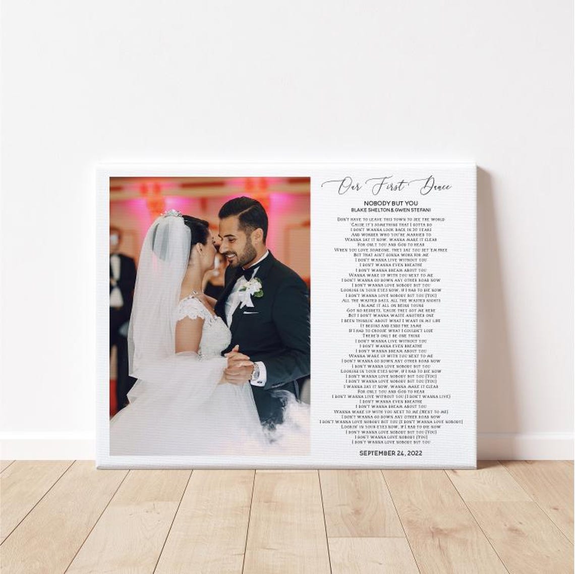 Our First Dance Framed Unframed File Options Available Gifts For Him Gifts For Her Anniversary Gift Wedding - Image 3
