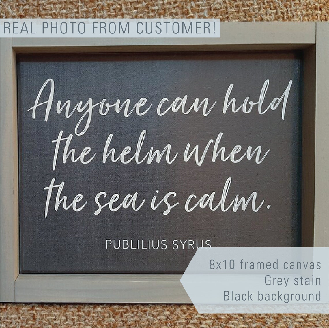 Customizable Script Font Quote Make It Yours With Any Words Poster - Image 2