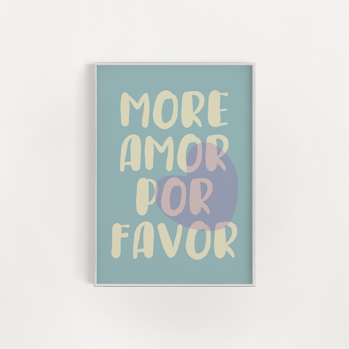 More Amor Por Favor Love Poster