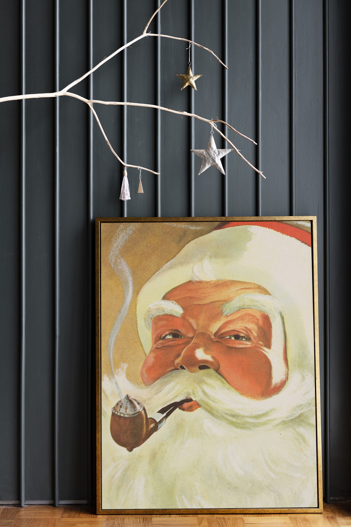 Santa Claus Painting Christmas Wall Art Print - Image 4
