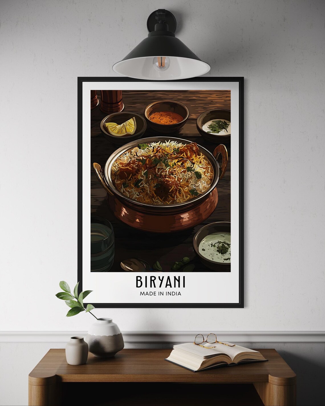 Biryani Poster, South Asian Food Art Print