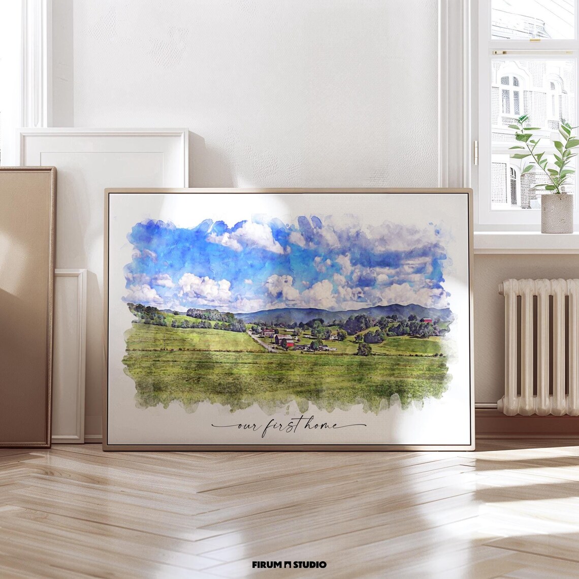 Custom Lot Or Property Portrait, Parcel Art