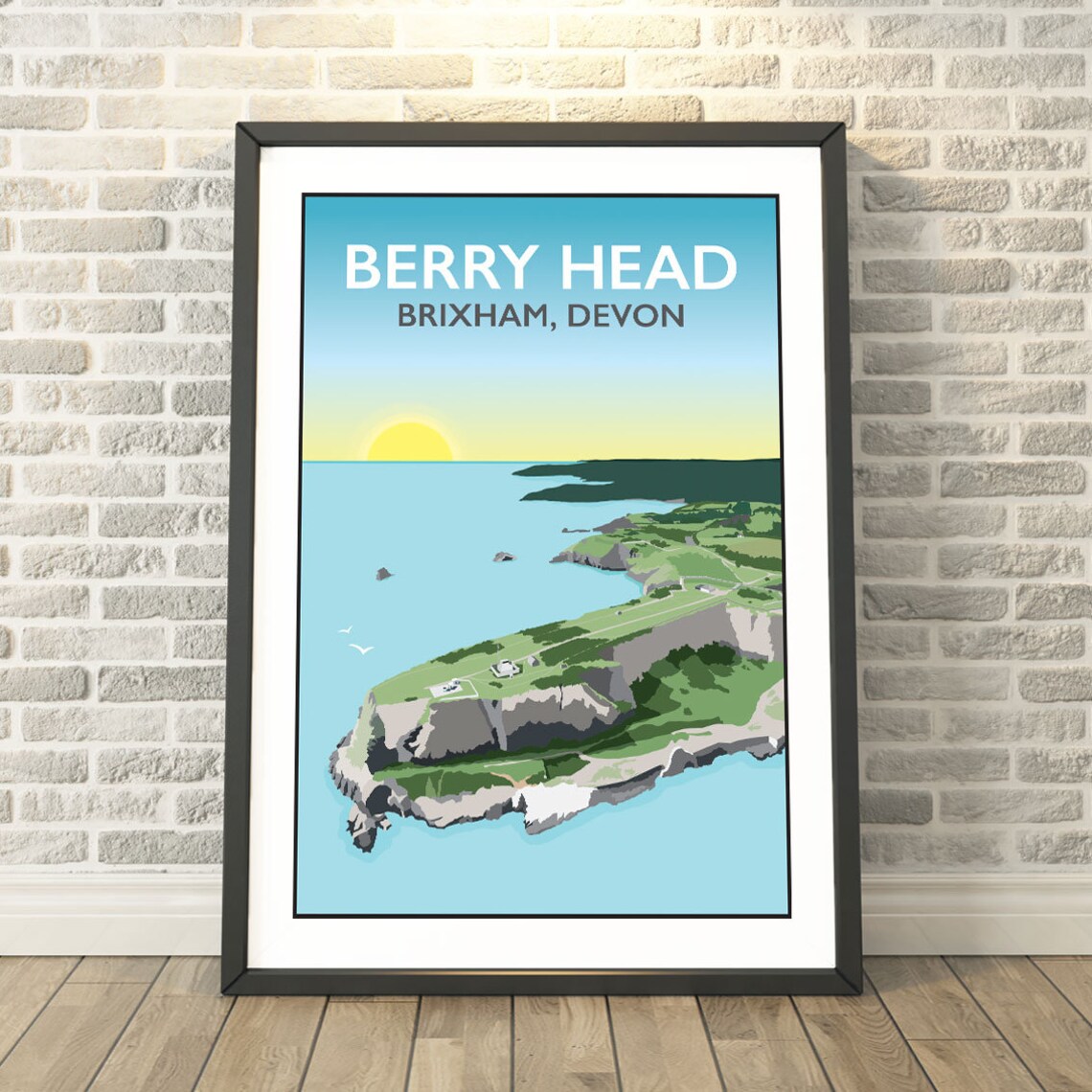 Berry Brixham Devon Travel Poster, Capturing A Memory