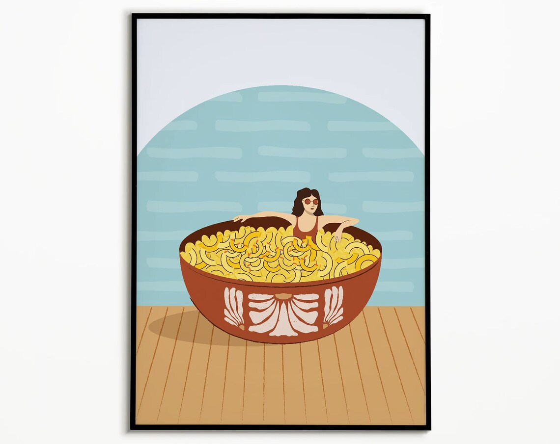 Mac And Cheese Kitchen Poster Print
