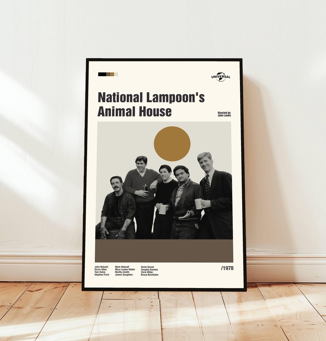 National Lampoon's Animal House 1978 Comedy Minimalist Movie Poster