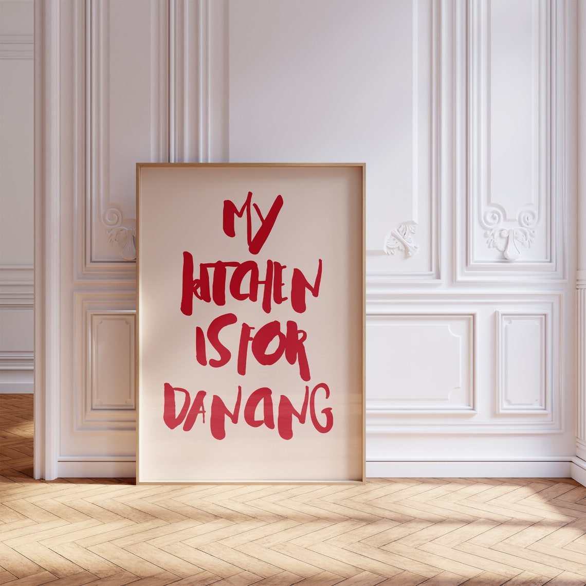 Kitchen Wall Art This Kitchen Is For Dancing My Kitchen Is For Dancing Cute Kitchen Print Aesthetic Kitchen Decor Print