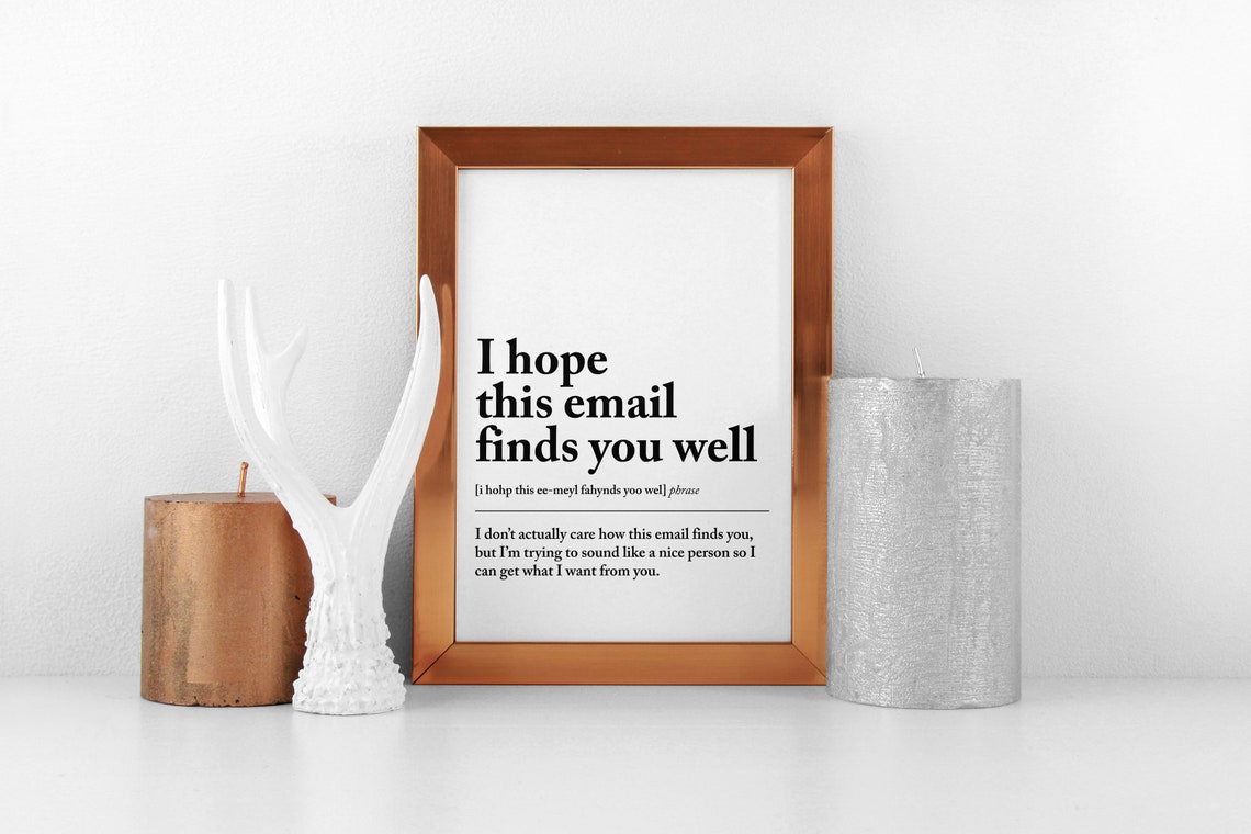 Home Office Wall Art Office Decor For Wall Funny Home Office Decor Definition Print Office Art Print - Image 2