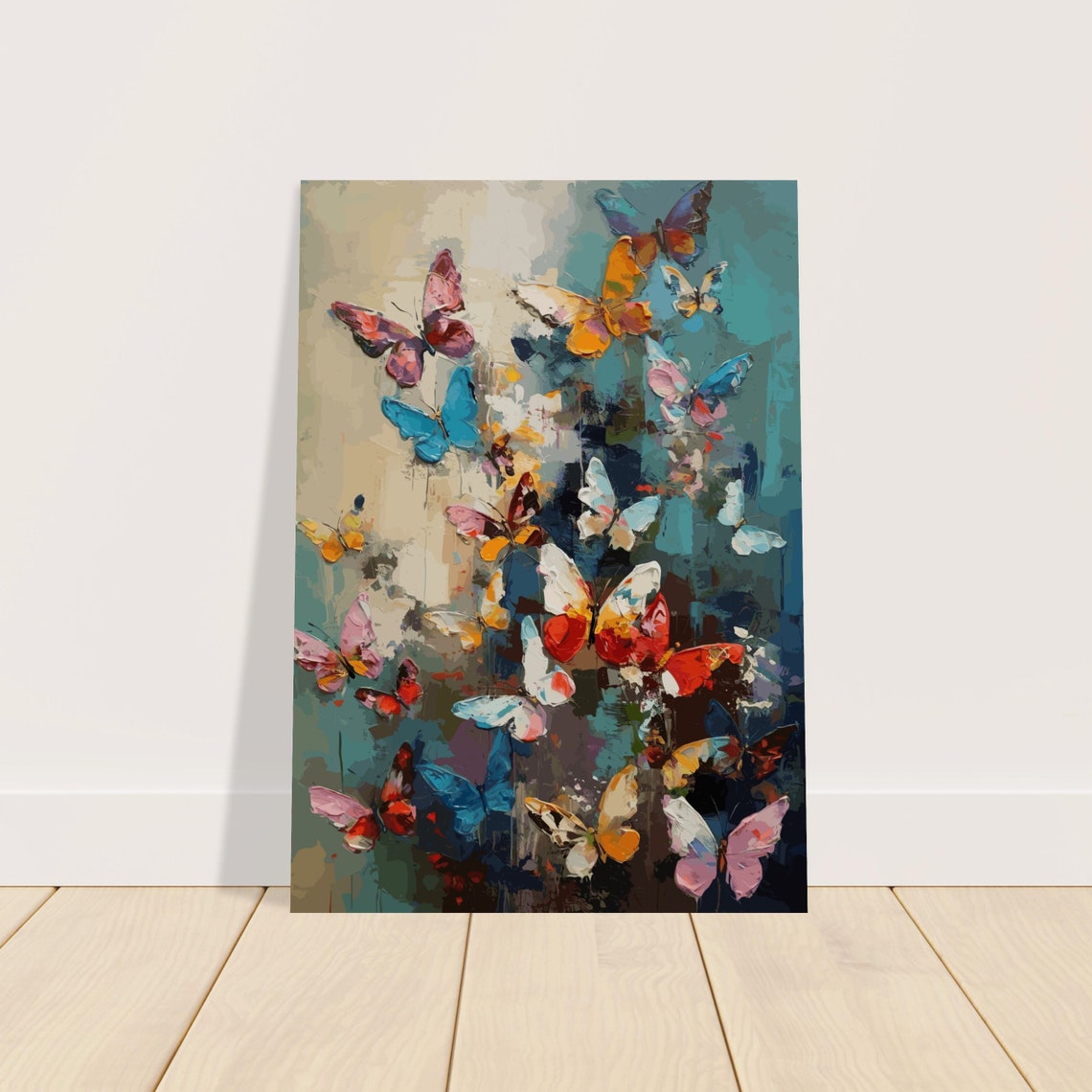 Colourful Museum Quality Butterfly Poster Print Modern Artwork For Your Living Space - Image 2