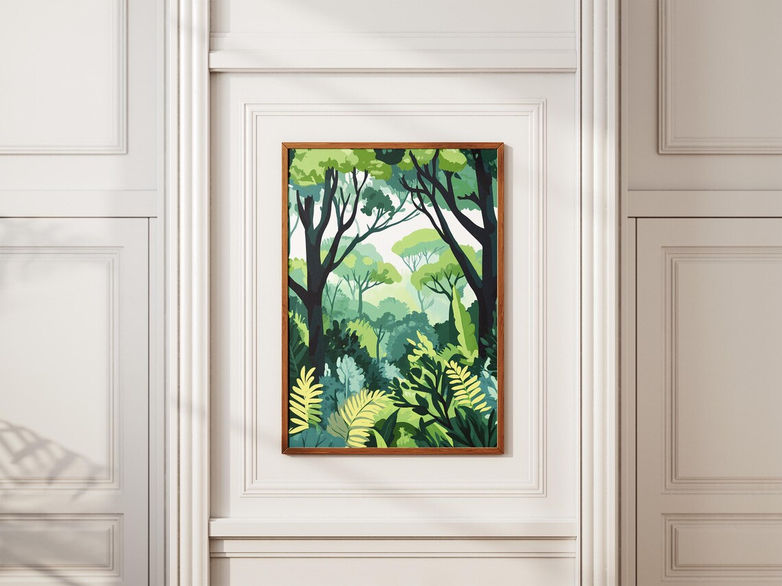 Madeira Laurel Forest Lush Green Fern Canopy Portugal Travel Poster - Image 2